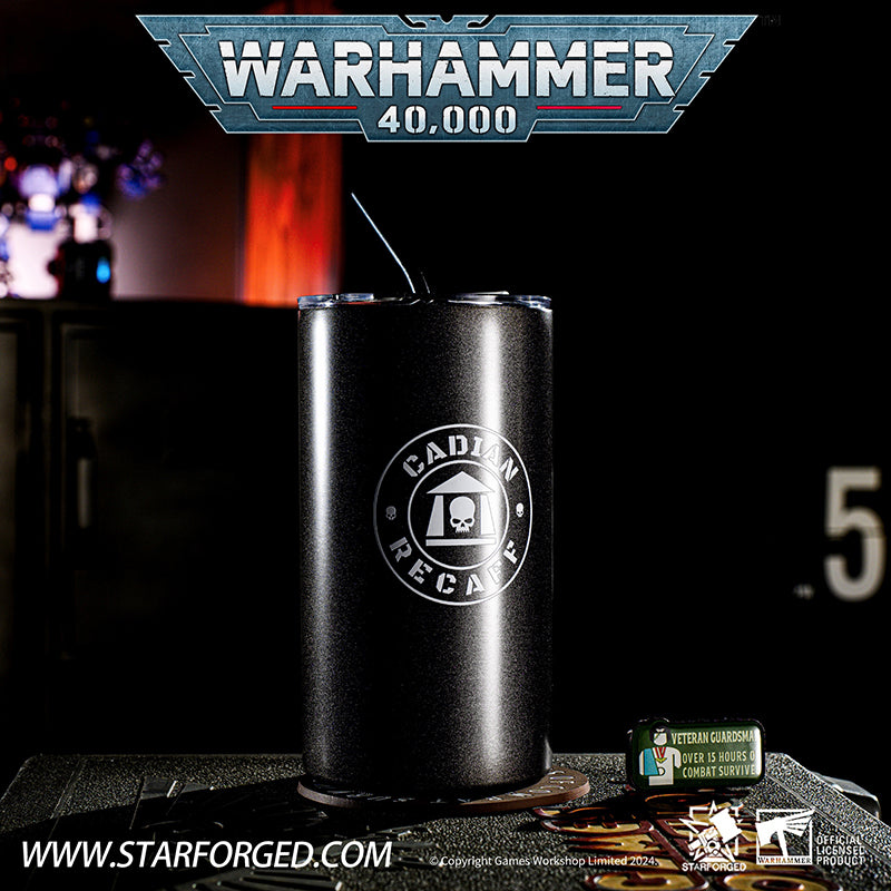 Starforged Warhammer 40K Cadian Recaff Space Marine Astra Militarum Sports Water Bottle Set Other